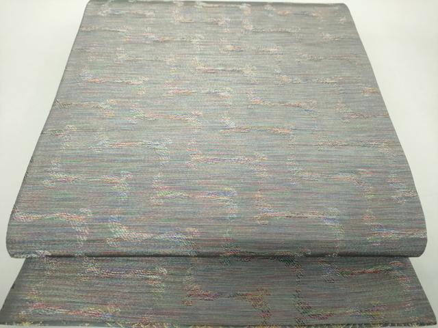 平和屋着物●染色作家　斉藤三才　両面　六通柄袋帯　三才鳥　雪輪重ね　金糸　正絹　逸品　未使用　DABD1761ps 平和屋着物○染色作家 斉藤三才 両面 六通柄袋帯 三才鳥 雪輪重ね 金糸