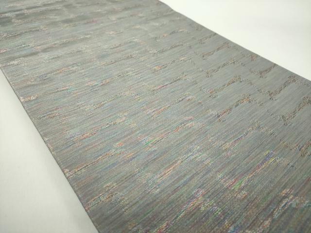 平和屋着物●染色作家　斉藤三才　両面　六通柄袋帯　三才鳥　雪輪重ね　金糸　正絹　逸品　未使用　DABD1761ps 平和屋着物○染色作家 斉藤三才 両面 六通柄袋帯 三才鳥 雪輪重ね 金糸