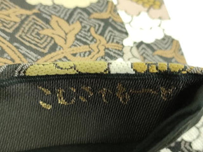 平和屋着物●こむさでもーど・COMME CA DU MODE　六通柄袋帯　唐織　牡丹唐草　正絹　逸品　DABD1788ps