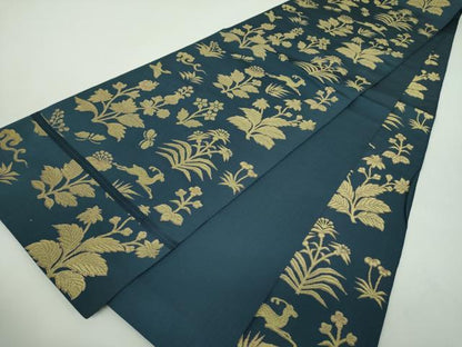 平和屋着物●西陣　川島織物　全通柄　本袋帯　鳥獣花文　金糸　正絹　逸品　DABD1825ps