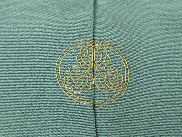 平和屋着物●本加賀友禅作家　由水煌人　訪問着　枝花文　正絹　逸品　DABD1828ps