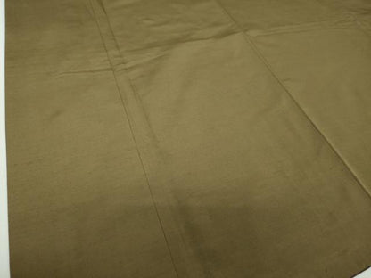 平和屋着物●男性　紬　キングサイズ　色無地　濃油色　高島屋扱い　正絹　逸品　DABD1830ps