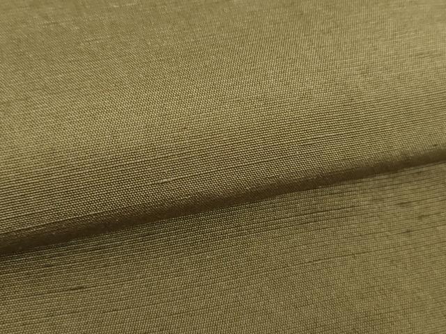 平和屋着物●男性　紬　キングサイズ　色無地　濃油色　高島屋扱い　正絹　逸品　DABD1830ps