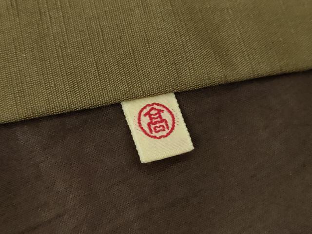平和屋着物●男性　紬　キングサイズ　色無地　濃油色　高島屋扱い　正絹　逸品　DABD1830ps