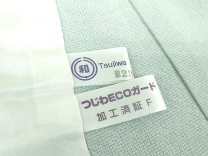 平和屋着物▽江戸小紋 単衣 角通し 正絹 逸品 DABD1853ps
