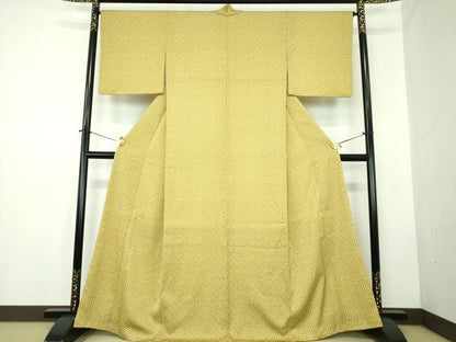 平和屋着物●小紋　サイコロ　洗える着物　DABD1857ps