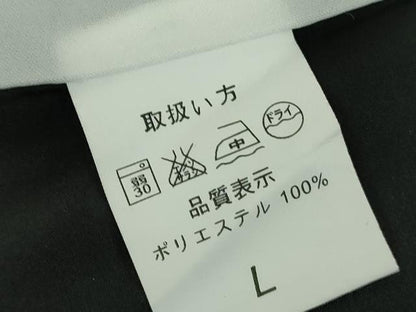 平和屋着物●訪問着　辻が花　たたき染め　黒地　金彩　洗える着物　DABD1862ps