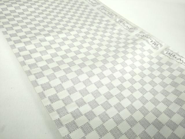 平和屋着物●両面　太鼓柄袋帯　霞文　正絹　逸品　未使用　DABD1884ps