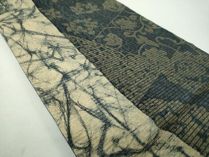 平和屋着物●両面　全通柄袋帯　正倉院花間道　やまと誂製　正絹　逸品　DABD1888ps