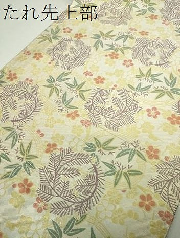 平和屋着物●全通柄袋帯　松竹梅　正絹　逸品　DABD1910ps 平和屋着物○全通柄袋帯 松竹梅 正絹 逸品 DABD1910ps