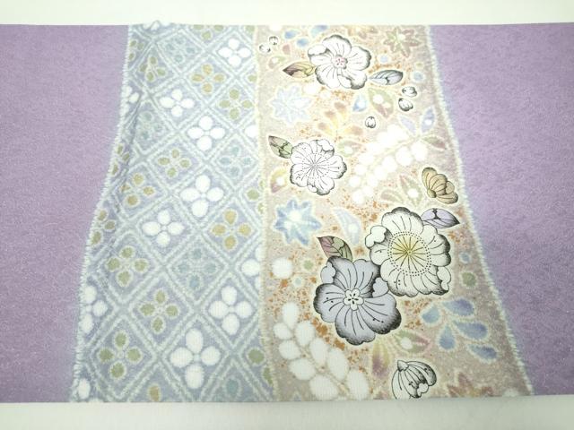 平和屋着物●吉乃一廉　幻の辻が花　太鼓柄袋帯　絞り　辻が花　金彩　銀通し地　BANKANわものや　正絹　逸品　DABD1939ps