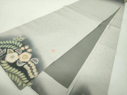 平和屋着物●太鼓柄袋帯　作家物　絞り　辻が花　金通し地　正絹　逸品　DABD1944ps