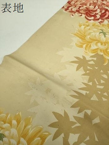 平和屋着物●アンティーク　大正ロマン　全通柄袋帯　刺繍　乱菊　正絹　逸品　DABD1956ps