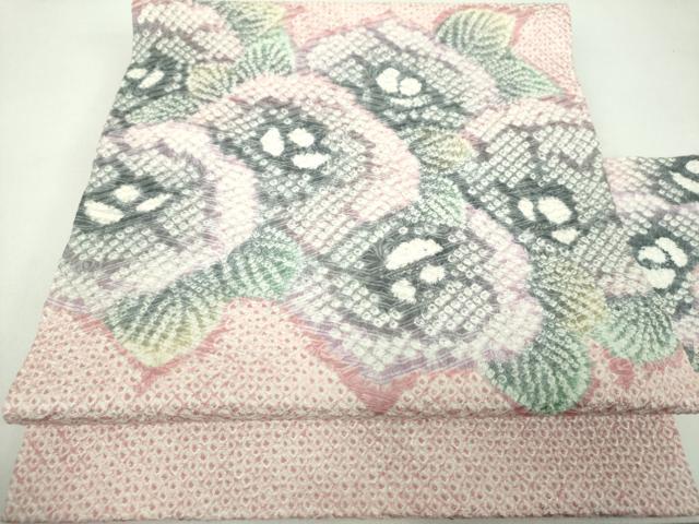 平和屋着物●名門　藤娘きぬたや　九寸名古屋帯　草花文　正絹　逸品　DABD1959ps