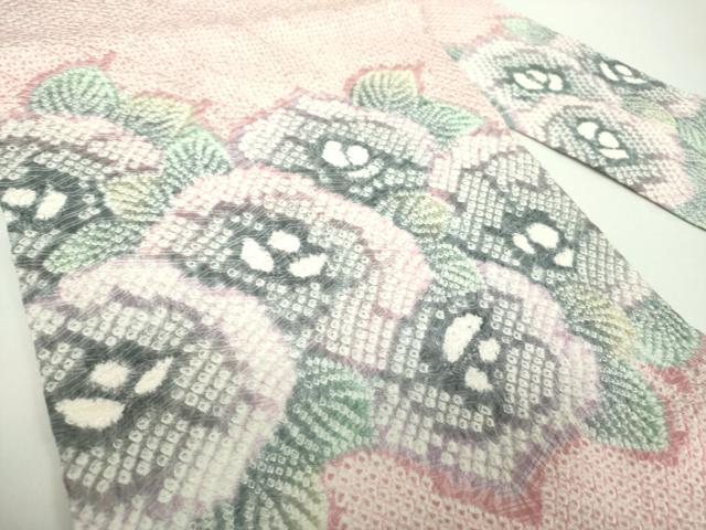 平和屋着物●名門　藤娘きぬたや　九寸名古屋帯　草花文　正絹　逸品　DABD1959ps