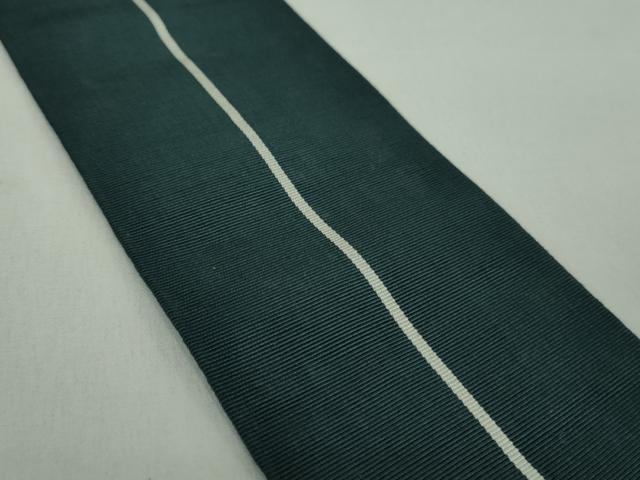 平和屋着物●男性　本場筑前博多織　両面　角帯　献上　正絹　逸品　DABD1992ps