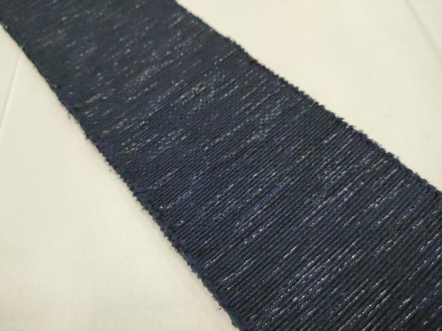 平和屋着物●男性　角帯　紬地　霞文　正絹　逸品　DABD2213du