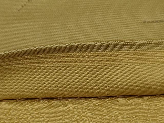 平和屋着物●西陣　川島織物　洗える最高級着物　＜英＞はなぶさ謹製　六通柄　京袋帯　秋草文　金糸　たとう紙付き　DABD2248du