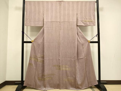 平和屋着物■訪問着 刺繍 吹き寄せ文 金彩 正絹 逸品 DABD2273du