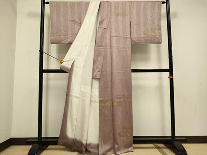 平和屋着物■訪問着 刺繍 吹き寄せ文 金彩 正絹 逸品 DABD2273du