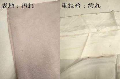 平和屋着物■訪問着 刺繍 流水飛鶴文 金銀彩 正絹 逸品 DABD2278du