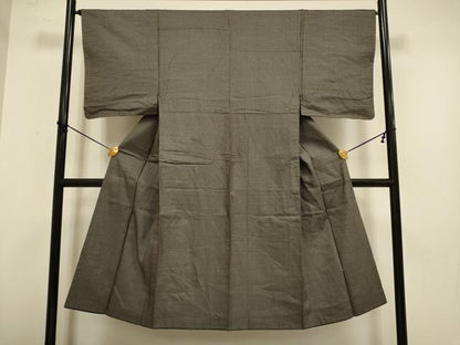 平和屋着物■男性 本場大島紬 横段文 正絹 逸品 DABD2322du
