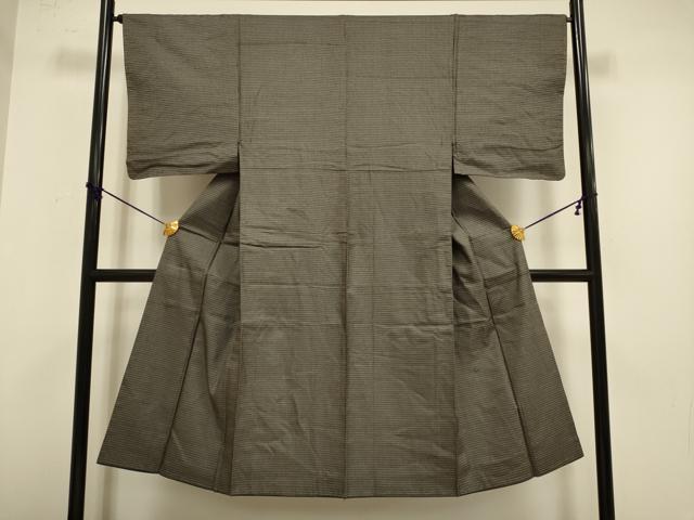平和屋着物■男性 本場大島紬 横段文 正絹 逸品 DABD2322du