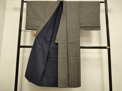平和屋着物■男性 本場大島紬 横段文 正絹 逸品 DABD2322du