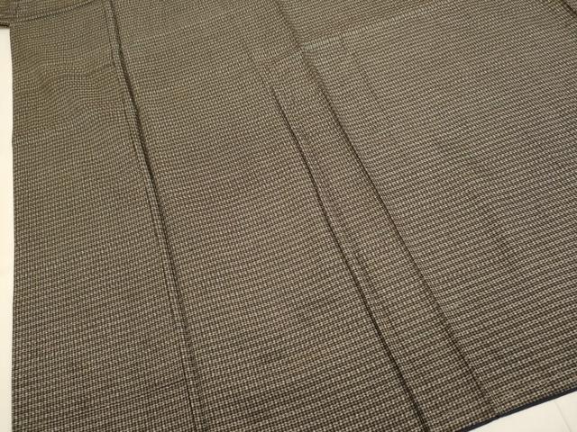 平和屋着物■男性 本場大島紬 横段文 正絹 逸品 DABD2322du