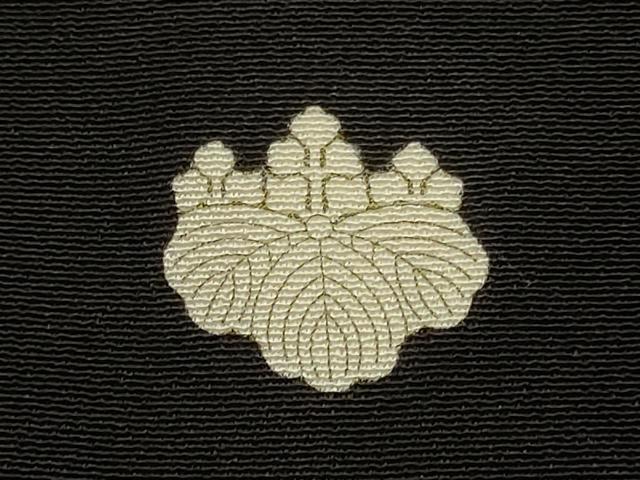 平和屋着物■豪華黒留袖 駒刺繍 立波飛鶴文 金彩 正絹 逸品 DABD2361du