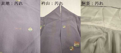 平和屋着物■上質な小紋 源氏香 金彩 鈴乃屋扱い 正絹 逸品 DABD2389du