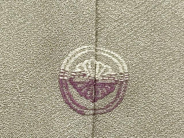 平和屋着物■訪問着 駒刺繍 草花文 正絹 逸品 DABD2422du