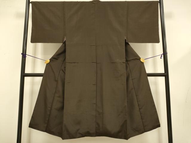 平和屋着物■男性　紬　縞　正絹　逸品　DABD2497du