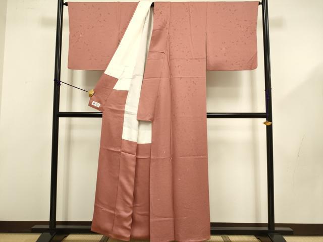 平和屋着物■上質な小紋 舞桜文 金銀糸 やまと誂製 正絹 逸品 DABD2499du