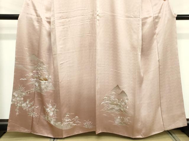 平和屋着物■訪問着　風景文　暈し染め　正絹　逸品　未使用　DABD2556cd