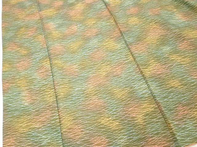 平和屋着物■上質な小紋 芝文 暈し染め 正絹 逸品 DABD2575cd