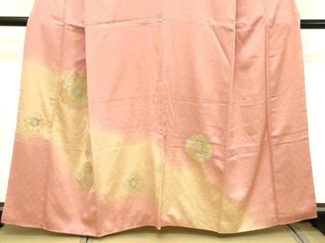 平和屋着物■中国三大刺繍 スワトウ刺繍 汕頭刺繍 総刺繍 訪問着 舞花文 暈し染め 金彩 正絹 逸品 DABD2582cd