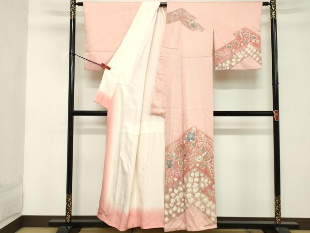 平和屋着物■訪問着 絞り 辻が花 正絹 逸品 DABD2592cd