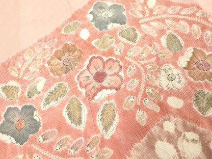 平和屋着物■訪問着 絞り 辻が花 正絹 逸品 DABD2592cd