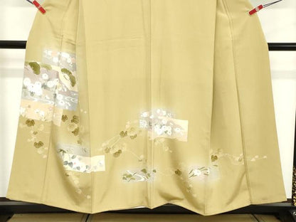 平和屋着物■豪華色留袖 駒刺繍 浜松文 正絹 逸品 DABD2595cd