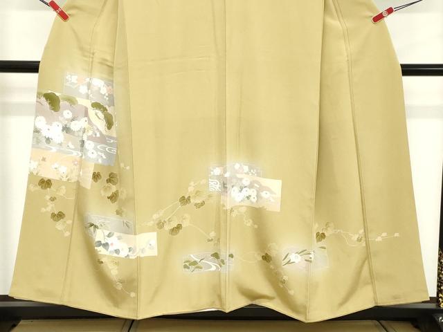 平和屋着物■豪華色留袖 駒刺繍 浜松文 正絹 逸品 DABD2595cd