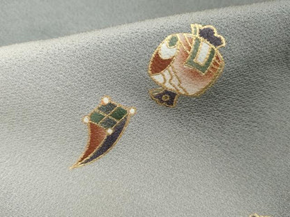 平和屋着物■豪華色留袖　駒刺繍　宝尽くし文　暈し染め　金彩　正絹　逸品　DABD2598cd
