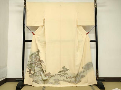 平和屋着物■豪華色留袖　浜松文　暈し染め　金銀彩　正絹　逸品　DABD2601cd