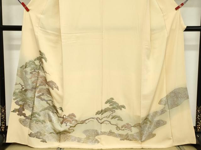 平和屋着物■豪華色留袖　浜松文　暈し染め　金銀彩　正絹　逸品　DABD2601cd