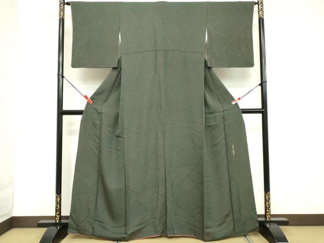 平和屋着物■上質な小紋 画狂人北齋筆 切嵌吉祥文 正絹 逸品 DABD2639cd