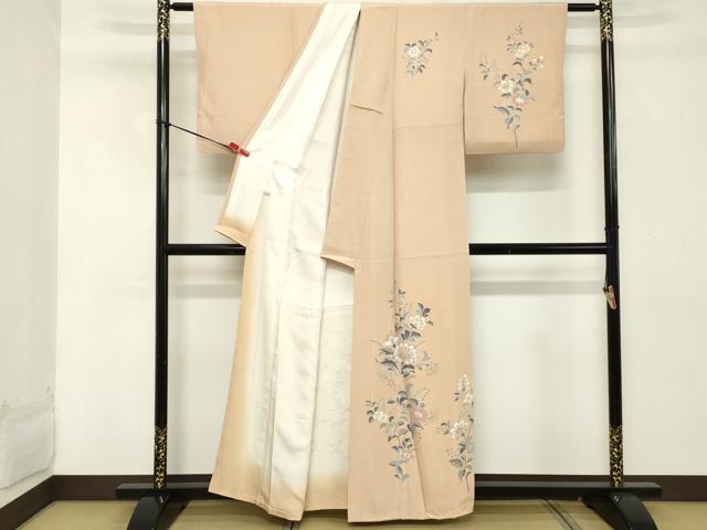 平和屋着物■訪問着 枝花文 正絹 逸品 DABD2653cd