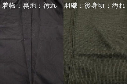 平和屋着物■男性 紬 アンサンブル 100亀甲 総詰め 正絹 逸品 DABD2750cd