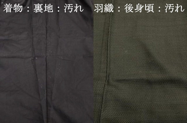 平和屋着物■男性 紬 アンサンブル 100亀甲 総詰め 正絹 逸品 DABD2750cd