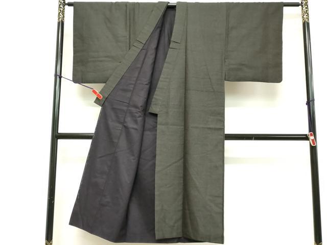 平和屋着物■男性 紬 アンサンブル 100亀甲 総詰め 正絹 逸品 DABD2750cd