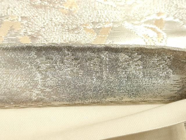 平和屋着物◎六通柄袋帯 風景文 金銀糸 正絹 逸品 DABD2783cd